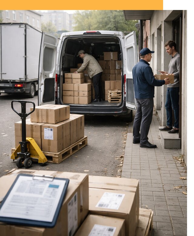 Доставка грузов от двери до двери с таможней от 46953 руб.