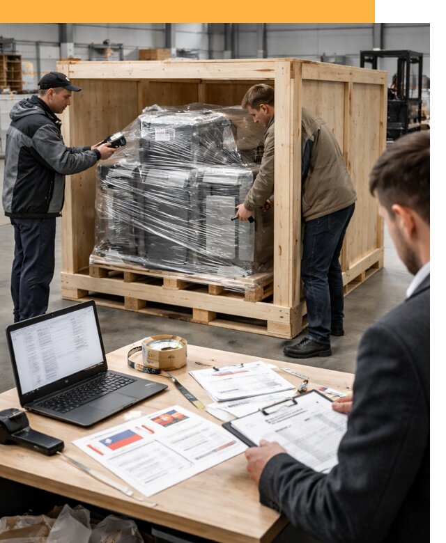 Доставка промышленного оборудования из США от 67821 руб