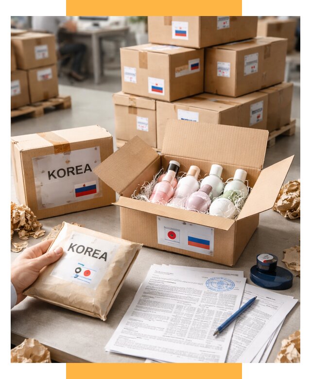 Доставка косметики из Кореи от 8869 р. под ключ | СетСервис-Крн