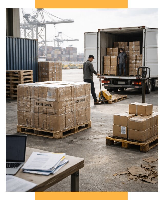 Доставка грузов из Израиля от 15651 р., логистика от СетСервис-Крн