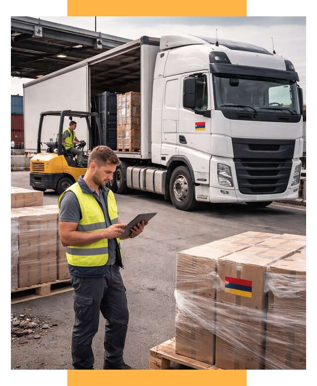 Автоперевозки из Армении от 99123 р. — услуги СетСервис-Крн