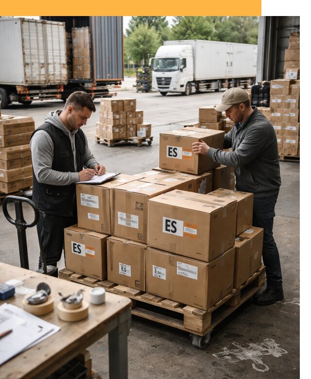 Доставка грузов в Испанию автотранспортом от 36519 руб