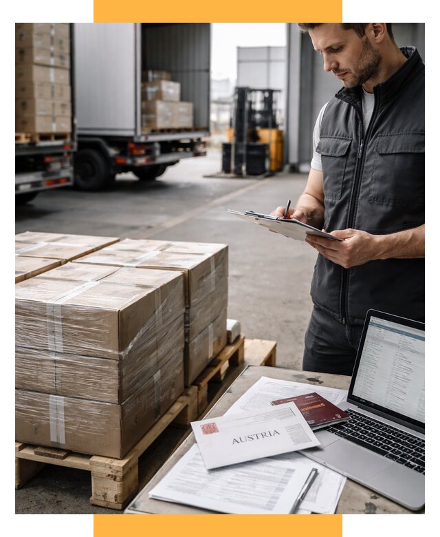 Доставка в Австрию от 67821 р. Логистика и экспорт СетСервис-Крн