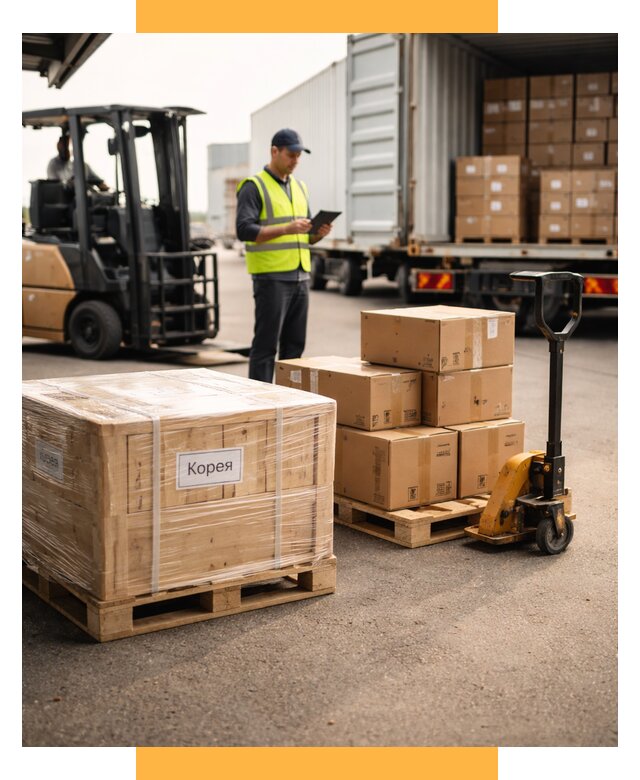 Доставка грузов в Корею из России от 36519 р. | СетСервис-Крн