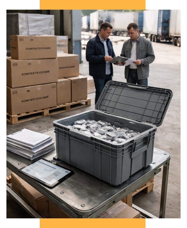 Перевозка комплектующих из Китая от 6782 р. | СетСервис-Крн