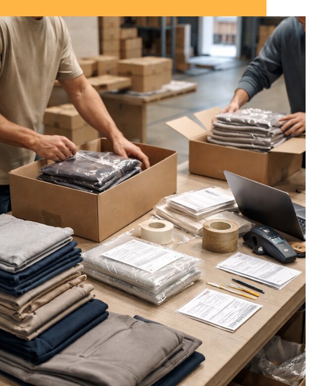 Перевозка одежды по миру от 7826 руб. с таможенным оформлением