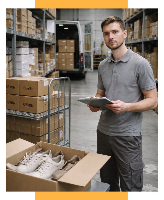 Доставка обуви из Китая и Турции от 4695 р. СетСервис-Крн