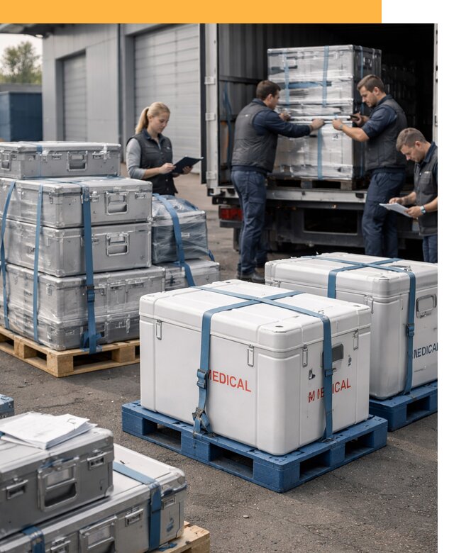 Перевозка медицинского оборудования по всему миру от 15651 руб
