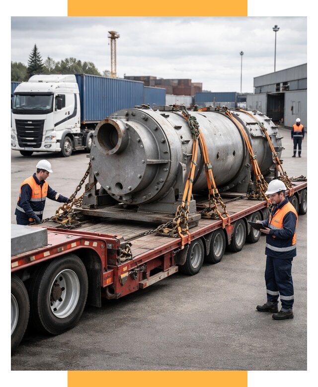 Перевозка тяжеловесных грузов под ключ от 156510 р. | СетСервис-Крн