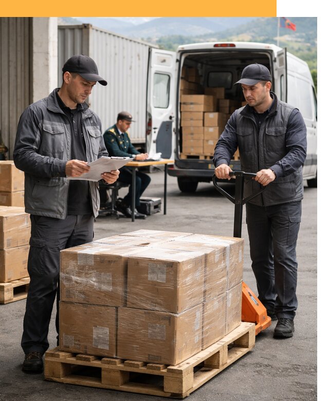 Доставка грузов через Армению, быстрая таможенная очистка от 26085