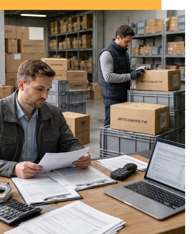 Таможенное оформление автозапчастей по выгодным тарифам от 8869